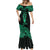 Personalised New Zealand Te Reo Maori Mermaid Dress Kia Kaha Maori Language Week Green Style LT9 - Polynesian Pride