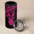 Personalised New Zealand Te Reo Maori 4 in 1 Can Cooler Tumbler Kia Kaha Maori Language Week Pink Style