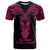 Personalised New Zealand Te Reo Maori T Shirt Kia Kaha Maori Language Week Pink Style LT9 Pink - Polynesian Pride