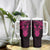 Personalised New Zealand Te Reo Maori Tumbler With Handle Kia Kaha Maori Language Week Pink Style