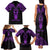 Personalised New Zealand Te Reo Maori Family Matching Tank Maxi Dress and Hawaiian Shirt Kia Kaha Maori Language Week Purple Style LT9 - Polynesian Pride