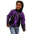 Personalised New Zealand Te Reo Maori Kid Hoodie Kia Kaha Maori Language Week Purple Style LT9 - Polynesian Pride