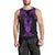 Personalised New Zealand Te Reo Maori Men Tank Top Kia Kaha Maori Language Week Purple Style LT9 - Polynesian Pride