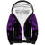 Personalised New Zealand Te Reo Maori Sherpa Hoodie Kia Kaha Maori Language Week Purple Style LT9 Unisex Purple - Polynesian Pride