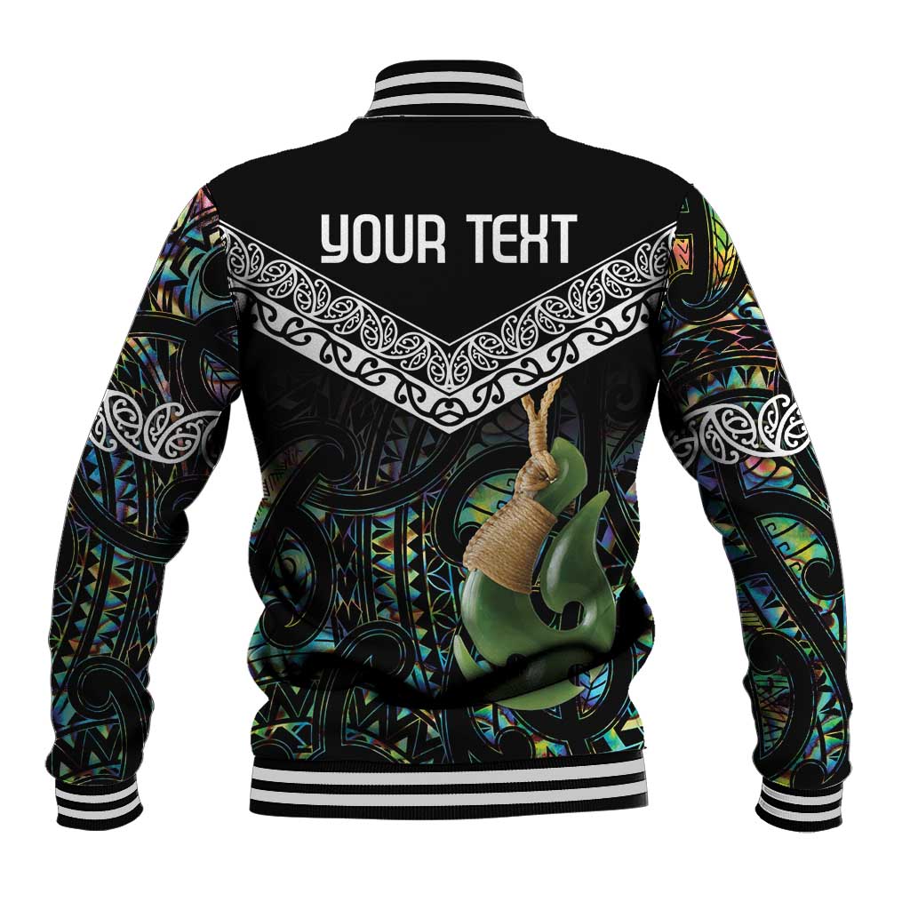 Personalised Maori Manaia Baseball Jacket New Zealand Tribal Hei Matau Papua Shell LT9 - Polynesian Pride