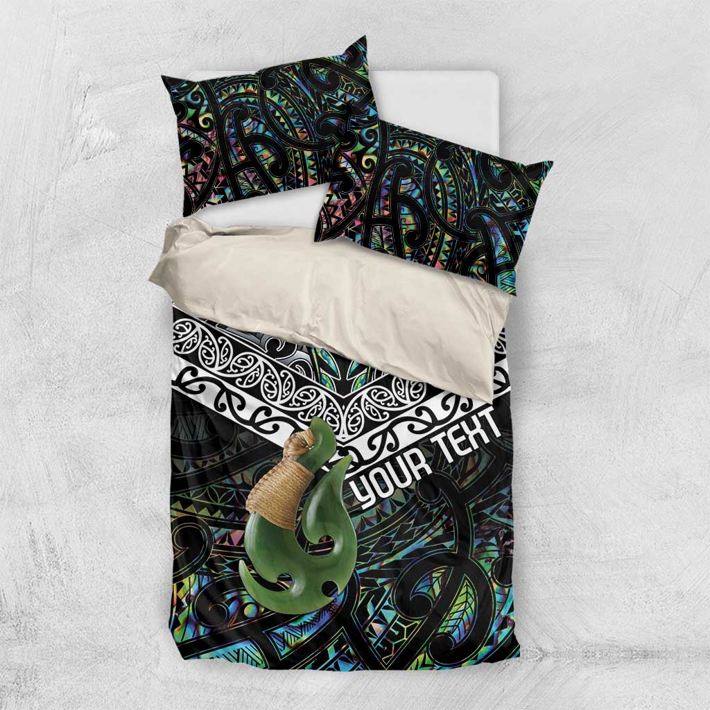 Personalised Maori Manaia Bedding Set New Zealand Tribal Hei Matau Papua Shell