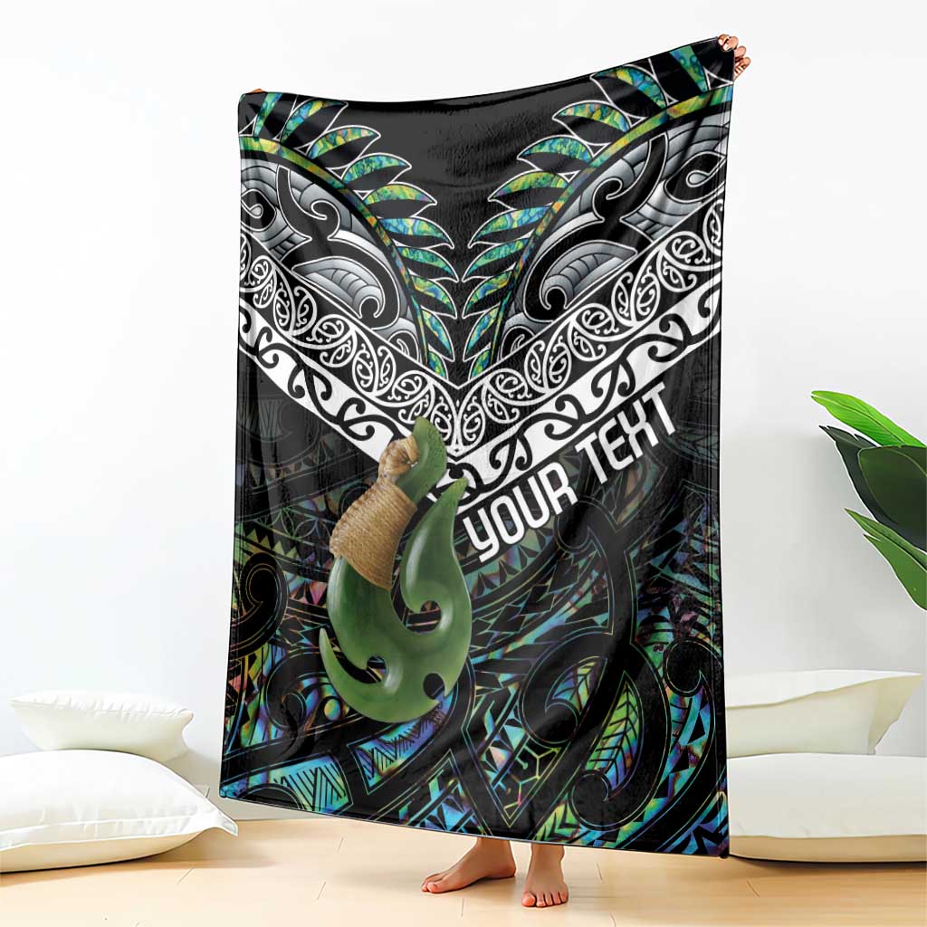 Personalised Maori Manaia Blanket New Zealand Tribal Hei Matau Papua Shell LT9 - Polynesian Pride