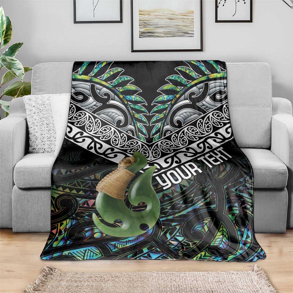 Personalised Maori Manaia Blanket New Zealand Tribal Hei Matau Papua Shell LT9 - Polynesian Pride
