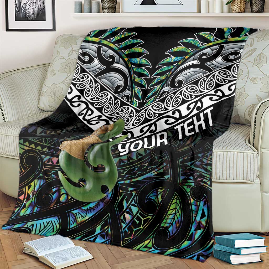 Personalised Maori Manaia Blanket New Zealand Tribal Hei Matau Papua Shell LT9 - Polynesian Pride