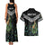 Personalised Maori Manaia Couples Matching Tank Maxi Dress and Hawaiian Shirt New Zealand Tribal Hei Matau Papua Shell