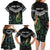 Personalised Maori Manaia Family Matching Long Sleeve Bodycon Dress and Hawaiian Shirt New Zealand Tribal Hei Matau Papua Shell