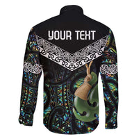 Personalised Maori Manaia Family Matching Summer Maxi Dress and Hawaiian Shirt New Zealand Tribal Hei Matau Papua Shell