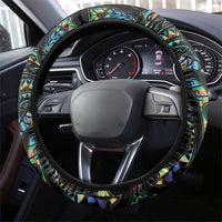 Maori Manaia Steering Wheel Cover New Zealand Tribal Hei Matau Papua Shell LT9 - Polynesian Pride