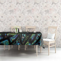 Personalised Maori Manaia Tablecloth New Zealand Tribal Hei Matau Papua Shell LT9 - Polynesian Pride