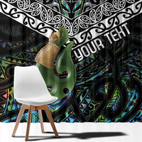 Personalised Maori Manaia Window Curtain New Zealand Tribal Hei Matau Papua Shell LT9 - Polynesian Pride