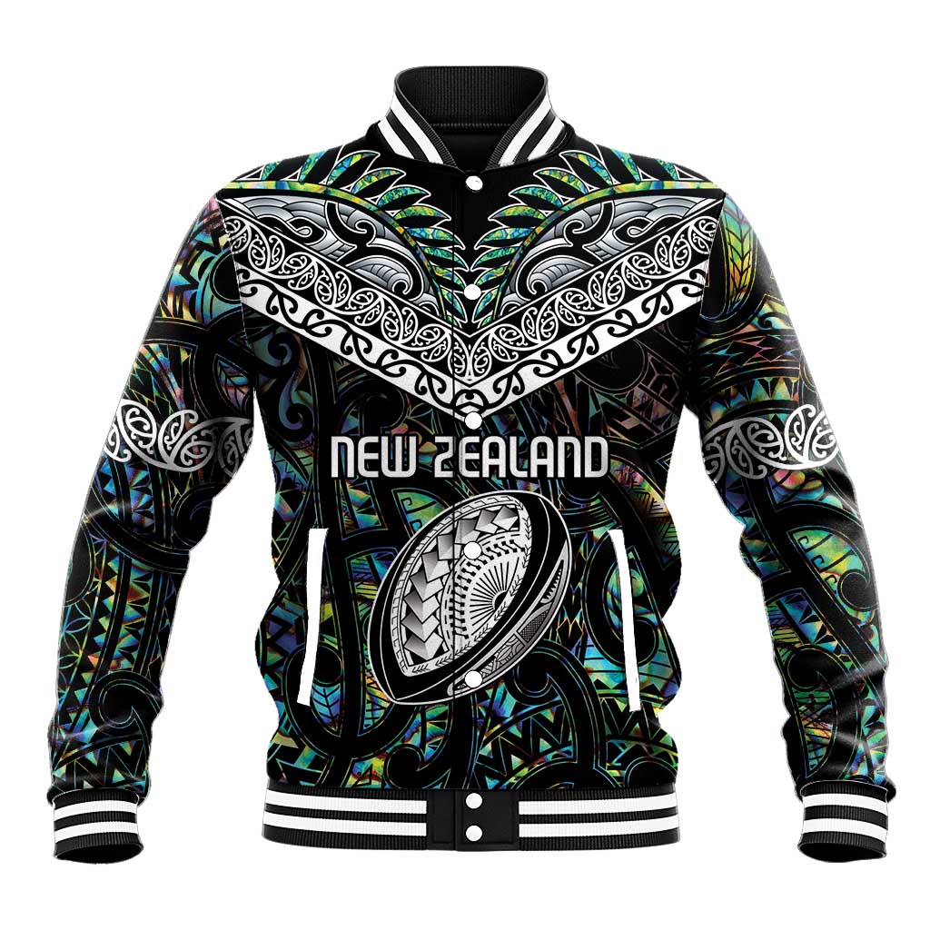 Custom New Zealand Baseball Jacket Maori Rugby Tattoo Papua Shell