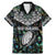 Custom New Zealand Family Matching Mermaid Dress and Hawaiian Shirt Maori Rugby Tattoo Papua Shell