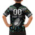 Custom New Zealand Family Matching Off The Shoulder Long Sleeve Dress and Hawaiian Shirt Maori Rugby Tattoo Papua Shell