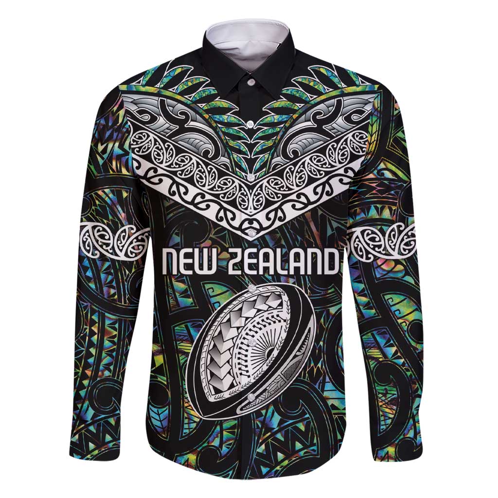 Custom New Zealand Family Matching Short Sleeve Bodycon Dress and Hawaiian Shirt Maori Rugby Tattoo Papua Shell