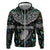 Custom New Zealand Hoodie Maori Rugby Tattoo Papua Shell