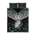 Custom New Zealand Quilt Bed Set Maori Rugby Tattoo Papua Shell