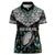 Custom New Zealand Women Polo Shirt Maori Rugby Tattoo Papua Shell