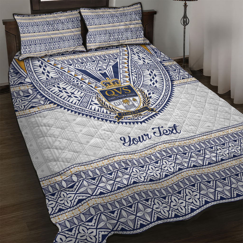 Fiji Queen Victoria School Personalised Quilt Bed Set QVS 120 Years Queen Victoria Alumni Legacy