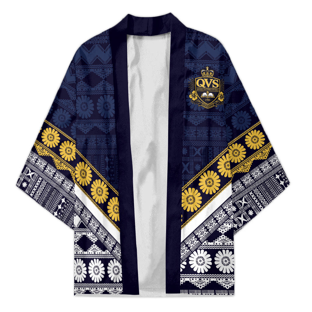 Fiji Queen Victoria School Kimono QVS 1906 Generational School Legacy LT9 Unisex Blue - Polynesian Pride