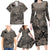 Beauty and The Warrior Polynesian Valentine Family Matching Long Sleeve Bodycon Dress and Hawaiian Shirt Hibiscus FLowers Brown Style LT9 - Polynesian Pride