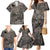 Beauty and The Warrior Polynesian Valentine Family Matching Mermaid Dress and Hawaiian Shirt Hibiscus FLowers Brown Style LT9 - Polynesian Pride