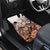 Beauty and The Warrior Polynesian Valentine Car Mats Hibiscus FLowers Orange Style LT9 - Polynesian Pride