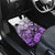 Beauty and The Warrior Polynesian Valentine Car Mats Hibiscus FLowers Purple Style LT9 - Polynesian Pride