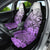 Beauty and The Warrior Polynesian Valentine Car Seat Cover Hibiscus FLowers Purple Style LT9 - Polynesian Pride