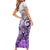 Beauty and The Warrior Polynesian Valentine Family Matching Short Sleeve Bodycon Dress and Hawaiian Shirt Hibiscus FLowers Purple Style LT9 - Polynesian Pride