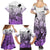 Beauty and The Warrior Polynesian Valentine Family Matching Summer Maxi Dress and Hawaiian Shirt Hibiscus FLowers Purple Style LT9 - Polynesian Pride