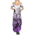 Beauty and The Warrior Polynesian Valentine Family Matching Summer Maxi Dress and Hawaiian Shirt Hibiscus FLowers Purple Style LT9 - Polynesian Pride