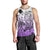 Beauty and The Warrior Polynesian Valentine Men Tank Top Hibiscus FLowers Purple Style LT9 - Polynesian Pride