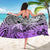 Beauty and The Warrior Polynesian Valentine Sarong Hibiscus FLowers Purple Style LT9 - Polynesian Pride