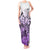 Beauty and The Warrior Polynesian Valentine Tank Maxi Dress Hibiscus FLowers Purple Style LT9 Women Purple - Polynesian Pride