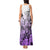 Beauty and The Warrior Polynesian Valentine Tank Maxi Dress Hibiscus FLowers Purple Style LT9 - Polynesian Pride