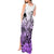 Beauty and The Warrior Polynesian Valentine Tank Maxi Dress Hibiscus FLowers Purple Style LT9 - Polynesian Pride