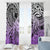 Beauty and The Warrior Polynesian Valentine Window Curtain Hibiscus FLowers Purple Style LT9 - Polynesian Pride