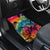 Beauty and The Warrior Polynesian Valentine Car Mats Hibiscus FLowers Rainbow Style LT9 - Polynesian Pride