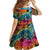 Beauty and The Warrior Polynesian Valentine Family Matching Off Shoulder Maxi Dress and Hawaiian Shirt Hibiscus FLowers Rainbow Style LT9 - Polynesian Pride