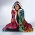 Beauty and The Warrior Polynesian Valentine Hooded Blanket Hibiscus FLowers Rainbow Style LT9 - Polynesian Pride