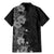 Hawaii Tropical Flowers Tribal Pattern Family Matching Mermaid Dress and Hawaiian Shirt Black Style LT9 - Polynesian Pride