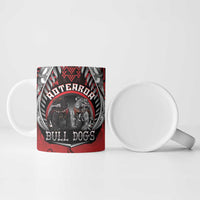 Aotearoa Bulldog Personalised Ceramic Mug Maori Kowhaiwhai Motif - Polynesian Pride