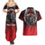 Aotearoa Bulldog Personalised Couples Matching Summer Maxi Dress and Hawaiian Shirt Maori Kowhaiwhai Motif