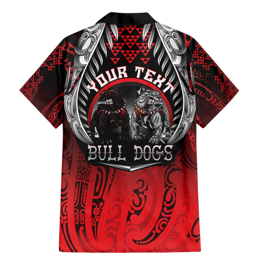 Aotearoa Bulldog Personalised Family Matching Mermaid Dress and Hawaiian Shirt Maori Kowhaiwhai Motif