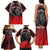 Aotearoa Bulldog Personalised Family Matching Tank Maxi Dress and Hawaiian Shirt Maori Kowhaiwhai Motif